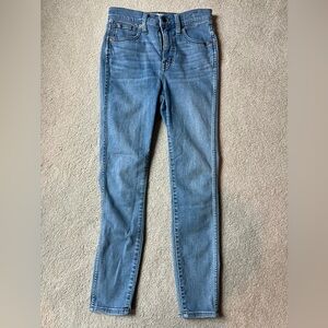 Madewell 10” High Rise Skinny Crop Jean